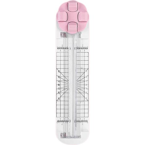 Outil de découpe multifonction 4 en 1 pour papier, 4 styles, pour scrapbooking, pour garçons et filles, rose (1/5)