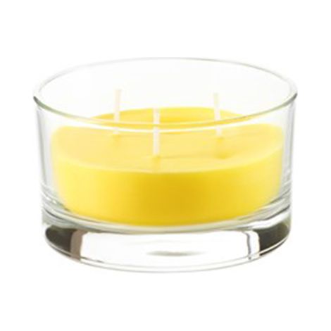 Bougie Citronnelle Verre 3 Mèches - Devineau