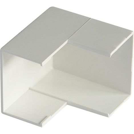 COFAN angulo exterior 16x16 caja 5 unid. , Ángulo de PVC exterior para minicanal en varias medidas de color blanco, ideal para canalizaciones de cableado eléctrico de la variante