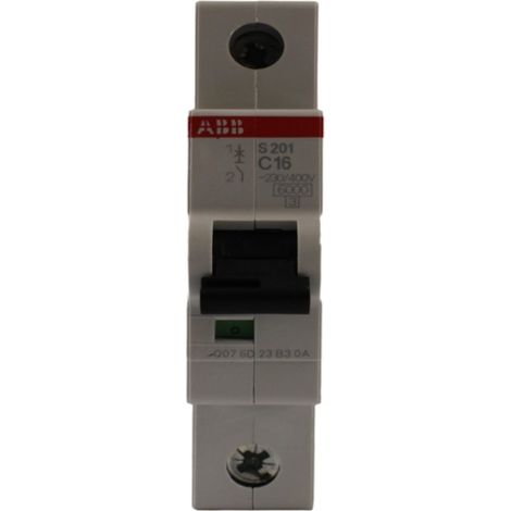 Interruttore automatico 1P C 16A 6kA AC S201-C16 2CDS251001R0164 (1/3)