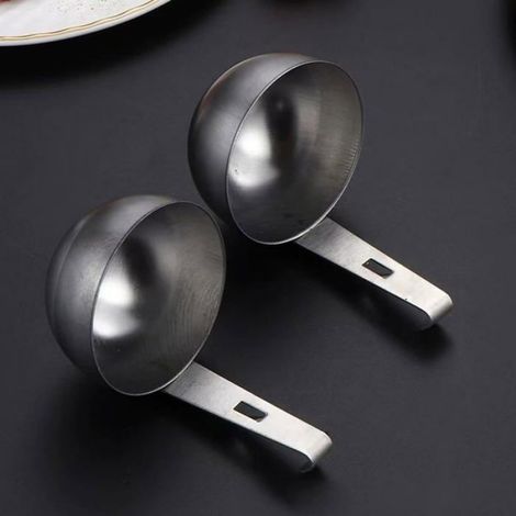 Cuiseur à œufs pochés suspendu en acier inoxydable, lot de 2 coquetiers pour cuisson facile, accessoire pour préparation d'œufs pochés (1/5)