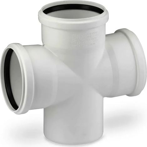 REHAU RAUPIANO PLUS Doppelabzweig DN 160/110/110, 87 Grad, 11236841001