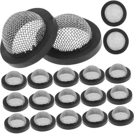 20 Stück Teiliges Gartenschlauchdichtungen mit Mesh Filter für Waschmaschinen und Gartenpumpen Geeignet Installieren Hochwertigem Gefertigt (1/5)