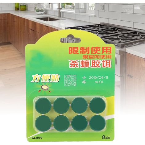 Kit de 8 appâts anti-cafards, insecticide pour l'éradication des insectes. (1/5)