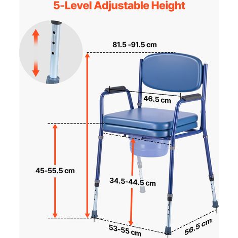 Chaise Percée avec Grande Capacité de Charge 181 kg (1/5)