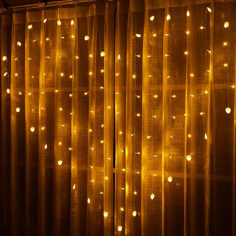 Dekorative Lichterkette, batteriebetrieben, für Schlafzimmer, drinnen und draußen (1/4)