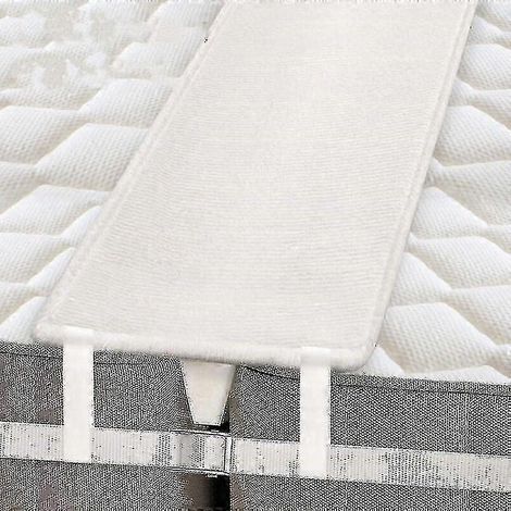 20 cm breite Bettbrücke zur Umwandlung zweier Einzelbetten in ein Kingsize-Bett, keilförmige Matratze mit Gurt. Ideal für Gästezimmer. (1/2)