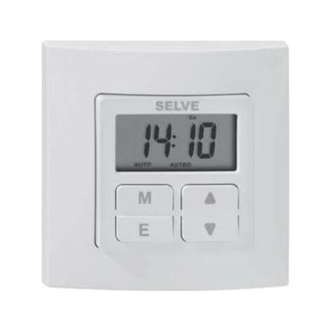 Horloge filaire programmable pour volet roulant – Alimentation 230V AC – Programmation astro et simulation de présence – IP20 – Selve (1/5)