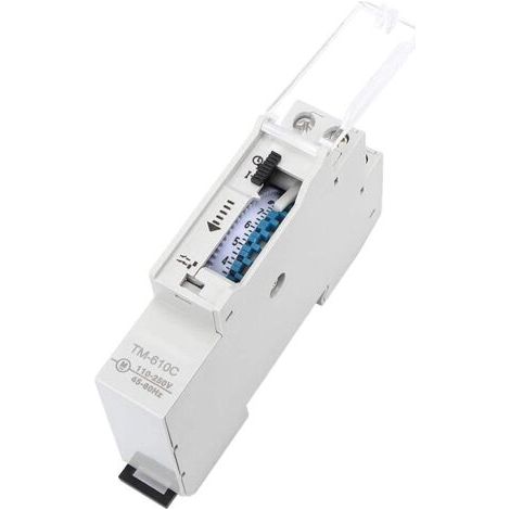 Schienen-Zeitschalter, intelligenter DIN-Schienen-Zeitsteuerungsschalter TM610C Zeitrelais 220 V für Straßenlaterne (1/5)