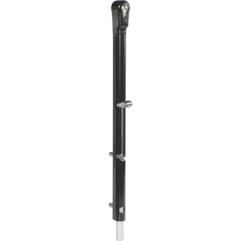 Locinox lockable drop bolt - RAL 9005 (Supply Only) - Black