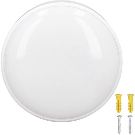 Round LED Ceiling Light, Large Irradiation Area, 6500K, 20W, Waterproof Ceiling Light for Bedroom, Living Room, Toilet, Bathroom (1/5)