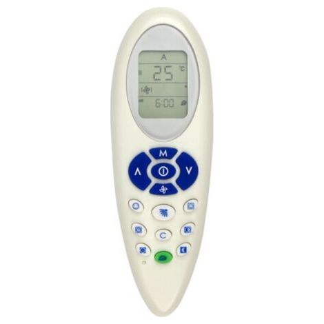 Switching on the portable split remote control of the CARRIER air conditioner. Compatible with Carr air conditioners. (1/4)