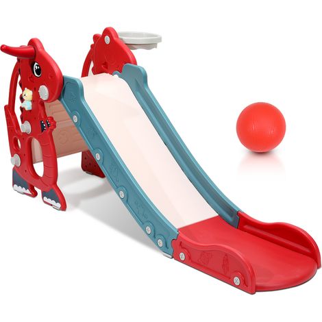 Wolketon Kinderrutsche 4 in 1 Rutsche Gartenrutsche für 1-6 Jahre Mini Kinderspielzeug (1/5)