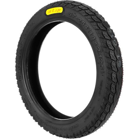 Pneu tubeless 142.125 pour moto électrique Ulip, confortable et antidérapant, accessoires pour scooter électrique, pneu tubeless TH810 (1/5)