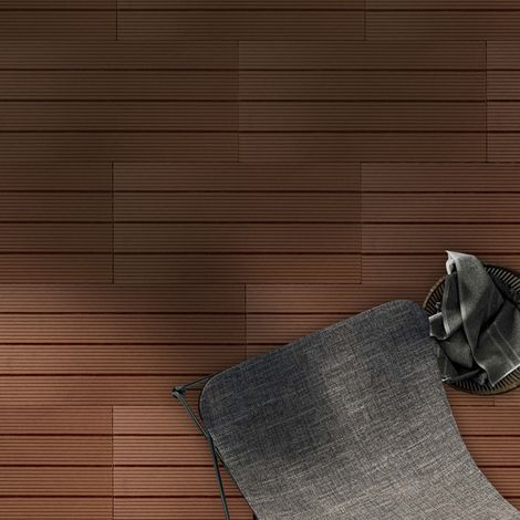 Caillebotis Emboîtable Royal, Marron clair 60 x 30 cm, 1 Pièce (1/3)