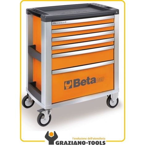 Cassettiera mobile 6 cassetti beta c39/6 - Orange (1/5)
