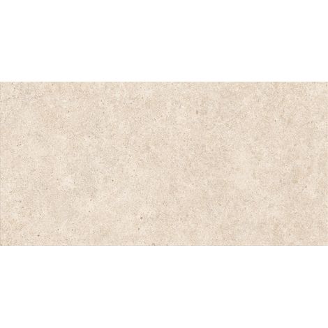 Carrelage effet Pierre Calcaire Beige Ivoire 120x60x0,9 cm Domella - Sol extérieur (vendu par carton de 1,44 m²) - RO'MA CARRELAGE (1/4)