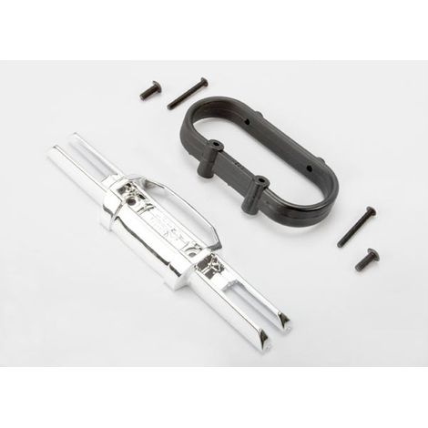 Chrome Rear Bumper with Mount & Screws