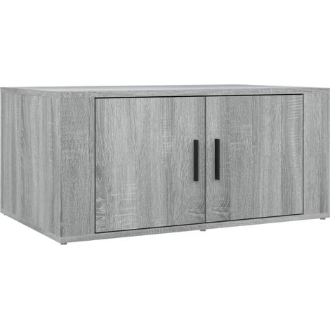 Maison Exclusive - Couchtisch Grau Sonoma 80x50x36 cm Holzwerksto