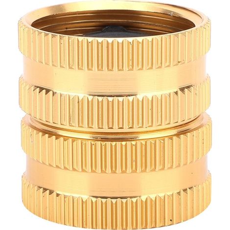 Connecteur de robinet de tuyau en laiton, avec jardin de jardin de jardin matériau de connecteur 3/4 "pour la pelouse (1/5)
