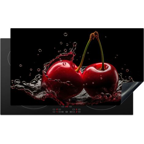 PROTEZIONE PER PIANO COTTURA A INDUZIONE Ciliegia - Rosso - Frutta - Acqua - Nero 91.2x52