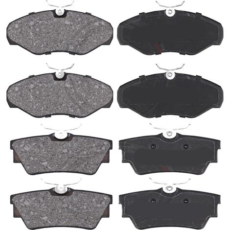 KIT PASTIGLIE FRENO ANTERIORI E POSTERIORI compatibile con OPEL VIVARO A AUTOBUS / FURGONATO / PIANALE PIATTO / TELAIO (X83) / PASTIGLIE FRENANTI AUTO OEM 37287,37288 / SOSTITUZIONE DIRETTA / BASSA PO