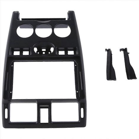 9-Zoll-Autoradio-Rahmenadapter für Priora 2007-2014, 2-DIN-Radiohalterung, Armaturenbrettverkleidung, Fahrzeugmontagesatz, Farbe: Schwarz, kompatibel mit Lada. (1/5)