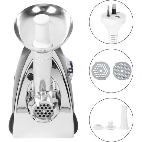 Hachoir à viande électrique multifonction 220-240V prise AU - Machine à saucisses et robot culinaire pour cuisine domestique