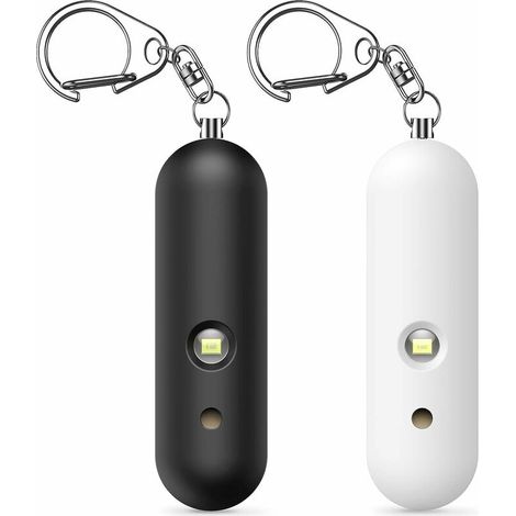 Alarme personnelle sonore ORIA, porte-clés d'alarme personnelle 130 dB, paquet de 2 (1/4)