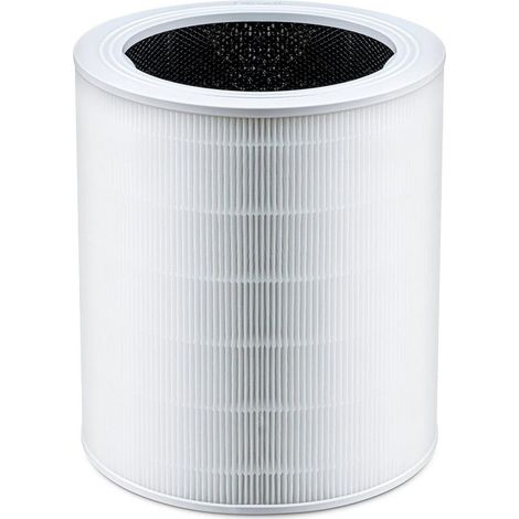 Filtro HEPA H13 AllSpares para purificador de aire compatible con Levoit Core 600S (Ø305x330mm)