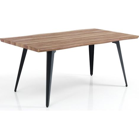 Industrieller Schreibtisch aus Holz und Metall 160x90cm Arkansas