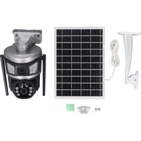 Eosnow Wireless Outdoor Security Camera with 7.5W Solar Panel (1/5)