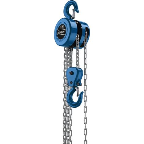 Kettenzug CB02 Scheppach 2000 kg max. Tragkraft 3 m Hubhöhe 2,5 m Bedienkette (1/4)