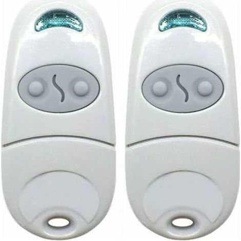 (2, Blanc)Télécommande Universelle Portail, Télécommande pour Ouvre-Porte de Garage, émetteur de clé Portable, Télécommande de Porte de Garage pour Came Top 432NA/432EE/432 EV/432M THISNDE (1/5)