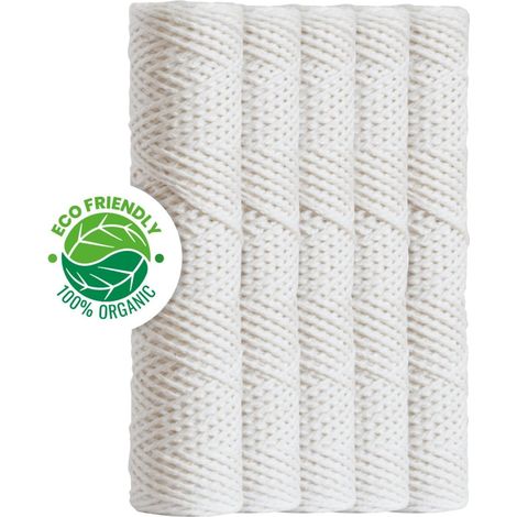 Lot de 5 Cartouches Bobinée Filtre à Eau Anti Sédiments 9 pouces 3/4 -  Compatibles Filtre 10 pouces (1/2)