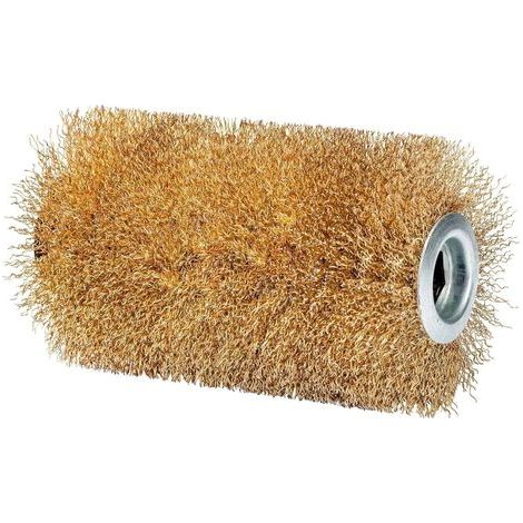 Metallbürste, 16,5 cm breit, Stahlborsten, für Fugen und Platten, Terrassen und Wege (1/4)