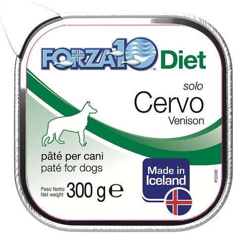 Forza10 Dog Solo Diet Cervo - Forza10 Dog Solo Diet Cervo - Vaschetta Da 300 Gr