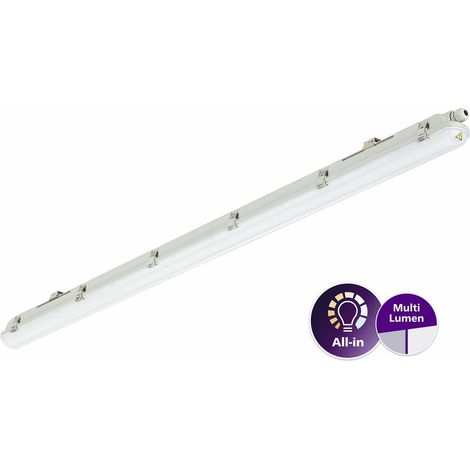 Philips Ledinaire plafone LED impermeabile 150 cm bianco