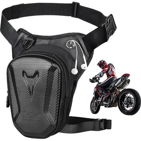 acoche de Jambe Moto ac de Jambe Tactique à Capacité Extenible Imperméable avec angle de Jambe Amovible Convient pour la SACOCHE (1/5)