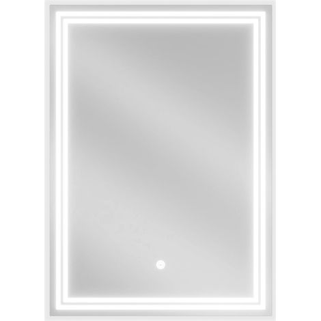 Mexen Taco espejo de baño iluminado 50 x 70 cm, LED 6000K, antivaho - 9805-050-070-611-00 (1/5)