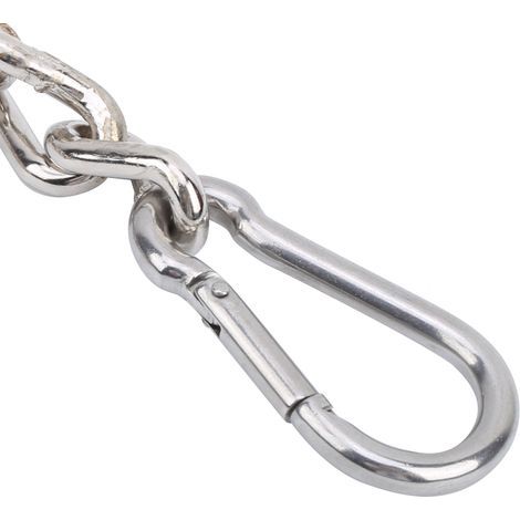 Chaîne de Suspension Extensible Portante pour Balançoire de Jardin avec Mousquetons et Sac de Sable (1/5)