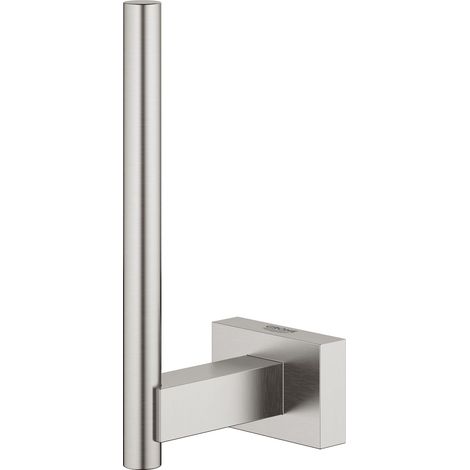 Grohe Essentials Cube Portarrollos de pared Supersteel Infinity Finish, 40623DC1