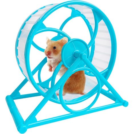 Roue De Hamster Silencieuse,Roue De Course Silencieuse Pour Hamster - Roue de course silencieuse pour petits animaux - Jouet à roue antidérapante au design silencieux pour hérissons, gerbilles, hamste