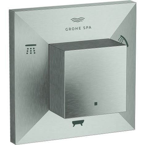GROHE Desviador de 5 vías Allure Brilliant 29399 Set de montaje final supersteel, 29399DC0