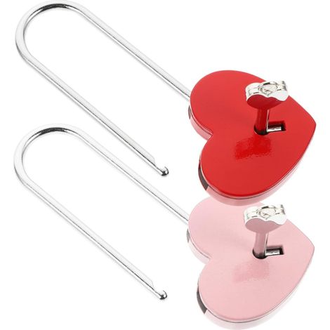 Pieces Shaped Lock for Jewelry Box and Clasp for Couples