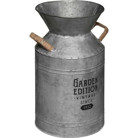 Milchkännchen - Metall - grau - H37 cm (1/3)