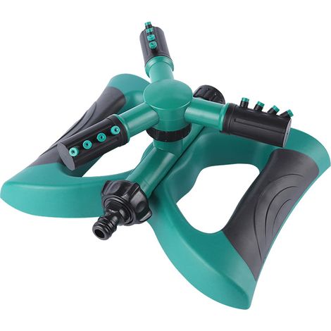 Ahlsen Gemischter Gartensprinkler, grün/schwarz, Schmetterlings-Tandemsprinkler (1/5)