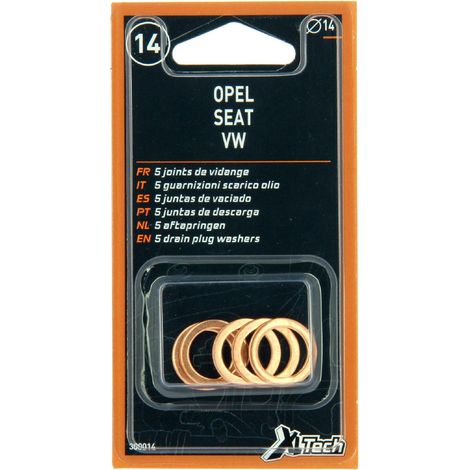 XLTECH 5 Joints CU D14 compatible avec VAG-Ope