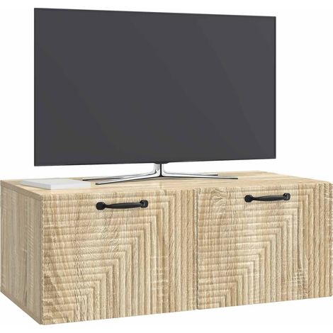 Maison Exclusive - Wandmontierter TV-Schrank Sonoma-Eiche 78,5 x