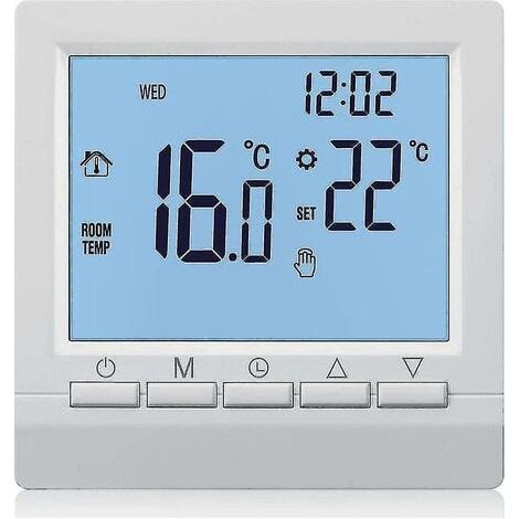 Digital Gas Boiler Thermostat 3a Weekly Programmable Room Temperature Controller (1/3)